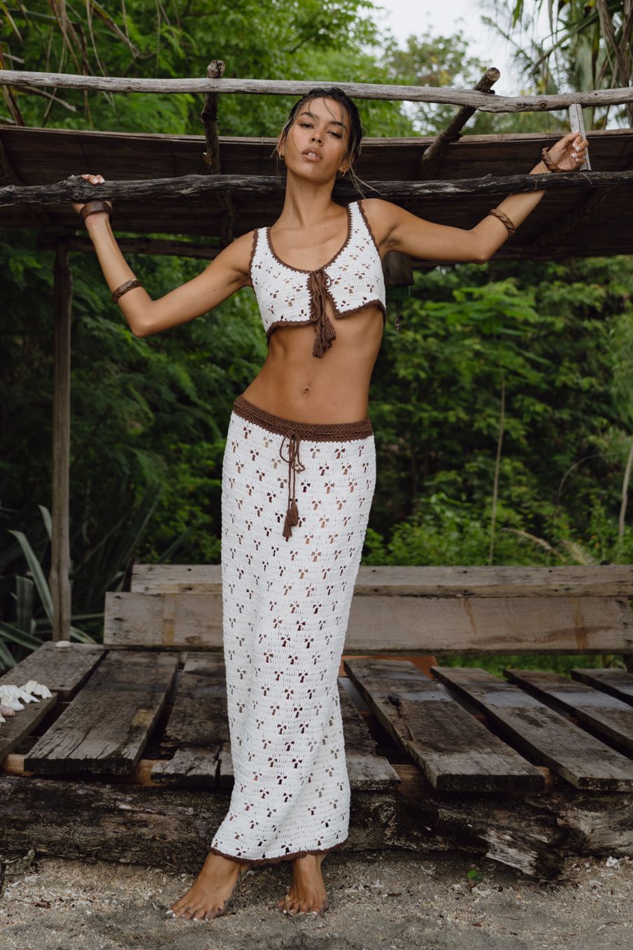 Hazel Crochet Maxi Skirt - Isabelle Quinn