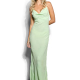 Stella Maxi Slip Dress – Patina Green