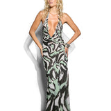 Leni Maxi Dress Zebra