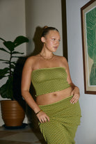Paige Knit Bandeau Cedar - Isabelle Quinn