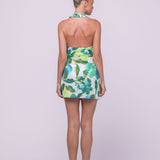 Darcy Halter Mini Dress White Tropicalé
