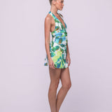 Darcy Halter Mini Dress White Tropicalé