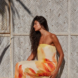 Abbie Strapless Maxi Dress Marigold
