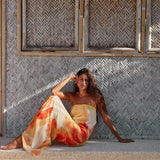 Abbie Strapless Maxi Dress Marigold
