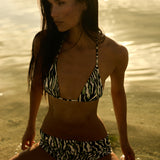 Coco Triangle Top Zebra