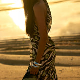 Leni Maxi Dress Zebra