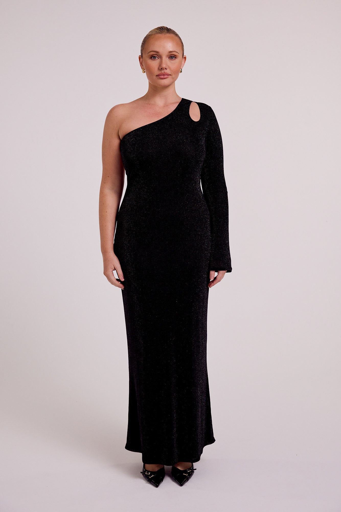 Margot Asymmetric Maxi Dress Midnight