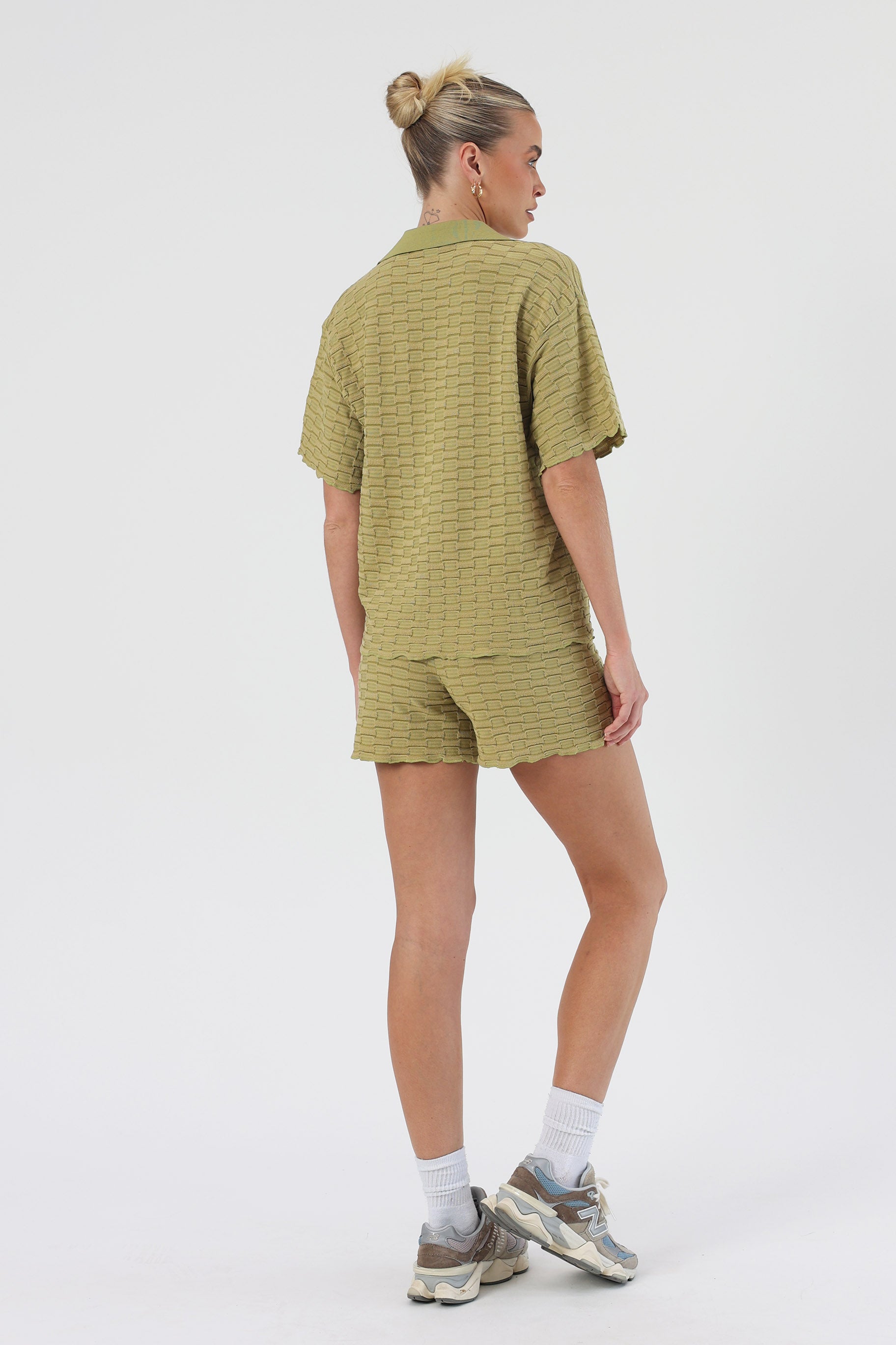 Bailee Knit Button Up - Isabelle Quinn