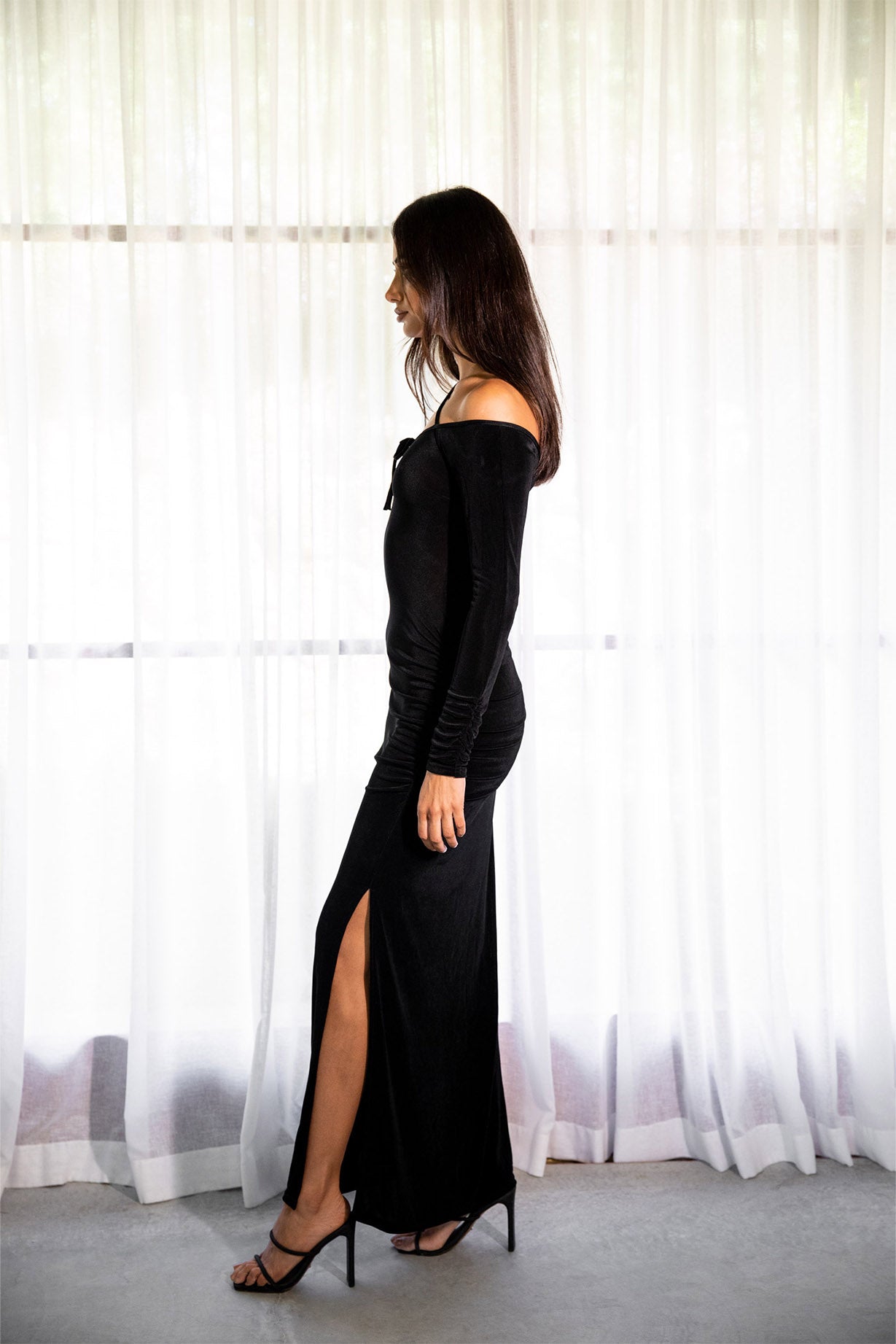 Thea Long Sleeve Maxi Dress – Isabelle Quinn