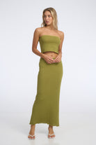 Paige Knit Bandeau Cedar - Isabelle Quinn