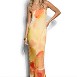 Abbie Strapless Maxi Dress Marigold