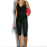 Reina Reversible Top Noir