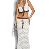 Hazel Crochet Maxi Skirt