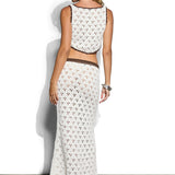 Hazel Crochet Maxi Skirt