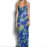 Kyra Ruffle Maxi Dress