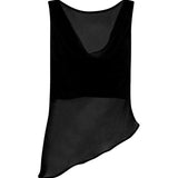 Reina Reversible Top Noir