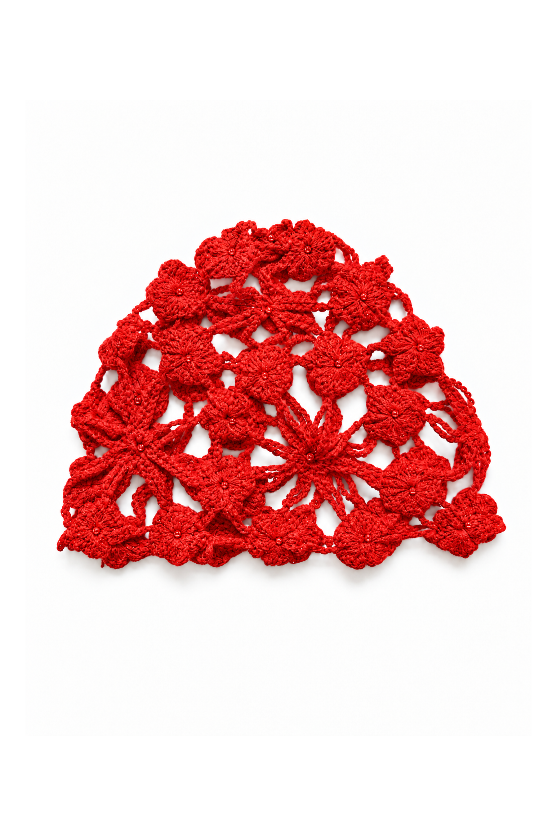 Crochet Head Piece Red
